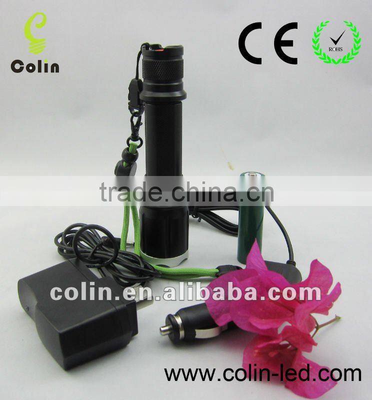 Super bright Aluminum Police cree led torch