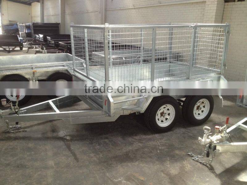 Battery powered heavy load capacity electric trailer dolly