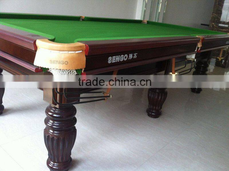 Factory Sales Solid Wood With Slate Billiard Table/Pool Table & Custom Pool Table