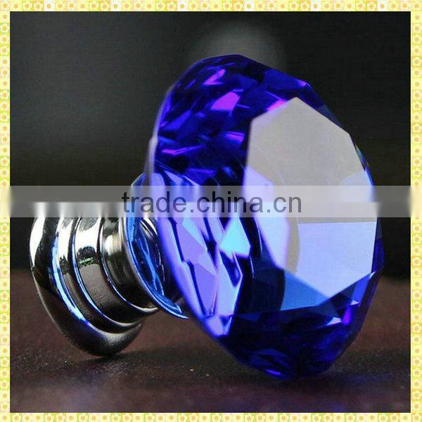 Cheap Crystal Glass Handware Door Knobs For Cabinet Handles