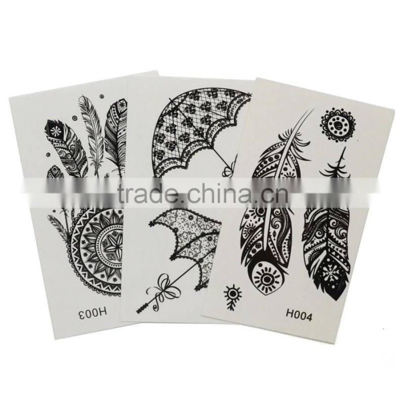 Dody tattoo and hair tattoo sticker