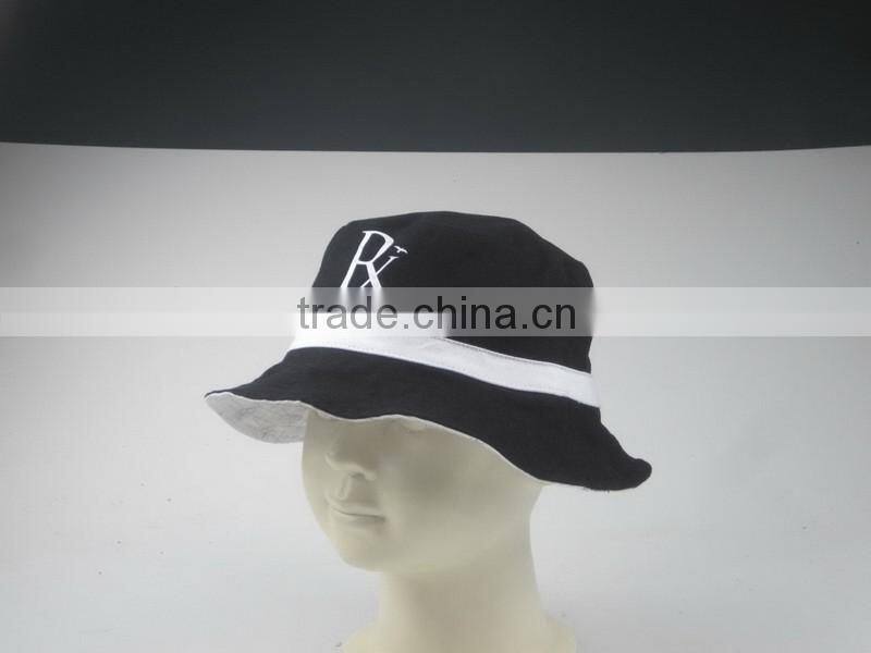 High Quanlity Commercial black bucket hat with printed LOGO
