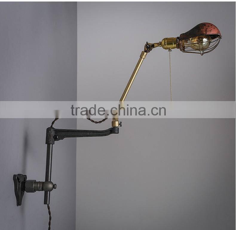 Old Style Vintage Edison Bulb Metal Wall Light