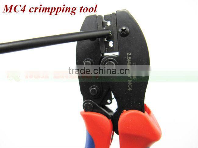 Solar mc4 connector tool kit, with crimping/stripping/cuttingg tools.