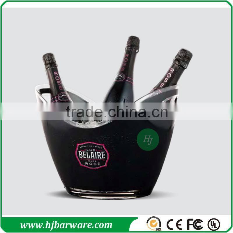 double color acrylic ice bucket for wholesale