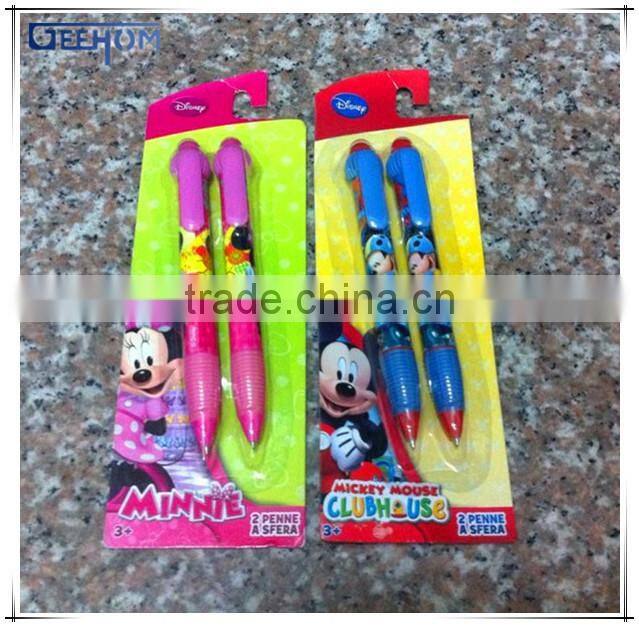 2pcs ballpoint pen set custom cartoon wholesale pen making kit