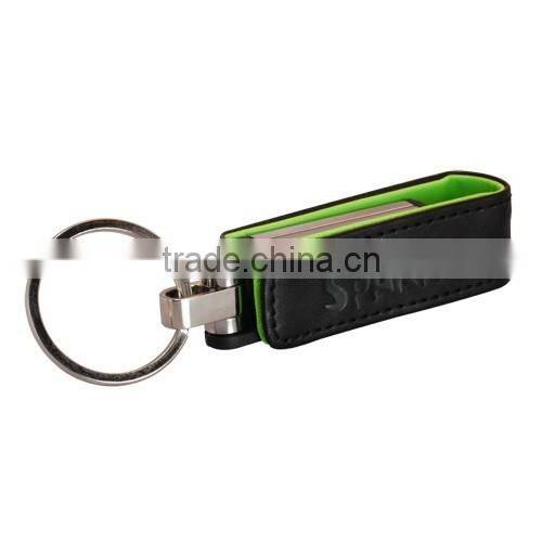 promotion gift leather usb flash drive pendrive