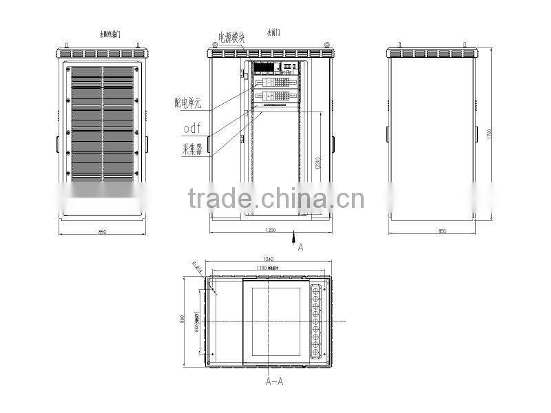 W-TEL outdoor telecom power electrical cabinet
