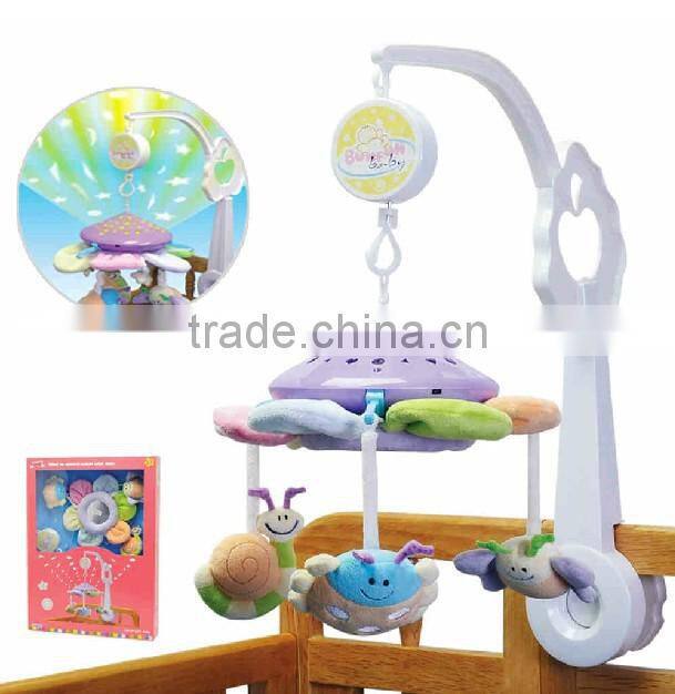baby rattle toys.2014 new born baby gift set.with light and music