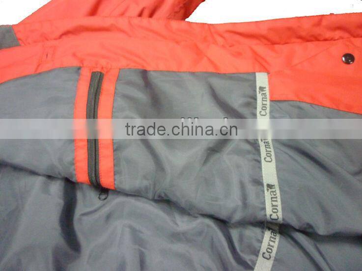 women waterproof breathable red outdoor jacket