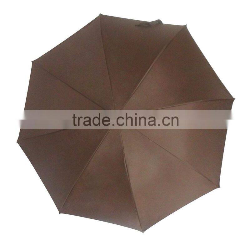 Gray golor double layers heat protection umbrella