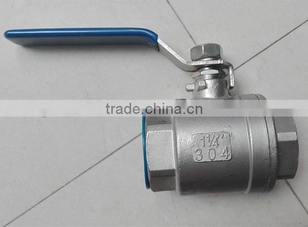 2 pcs SS304 threaded ball valve price
