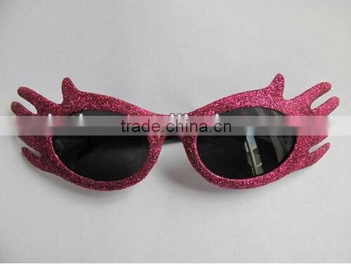 strange plastic party glasses