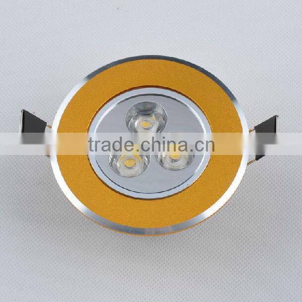 Guangdong factory CE ROHS approved 3w cob led downlight led light led light
