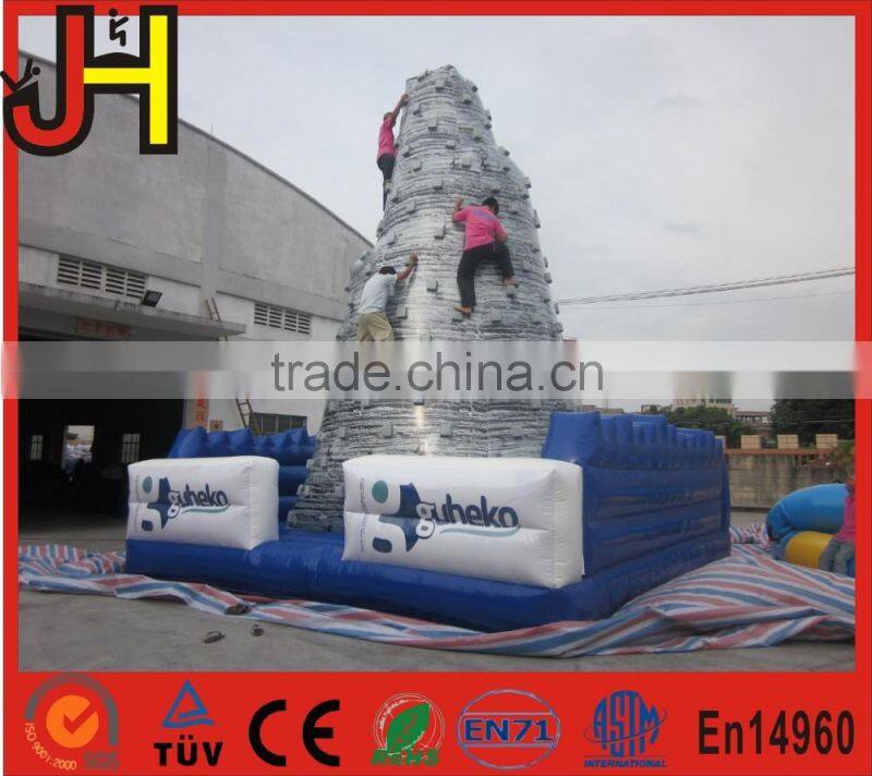 Best price inflatable climbing wall, moving rock climbing wall