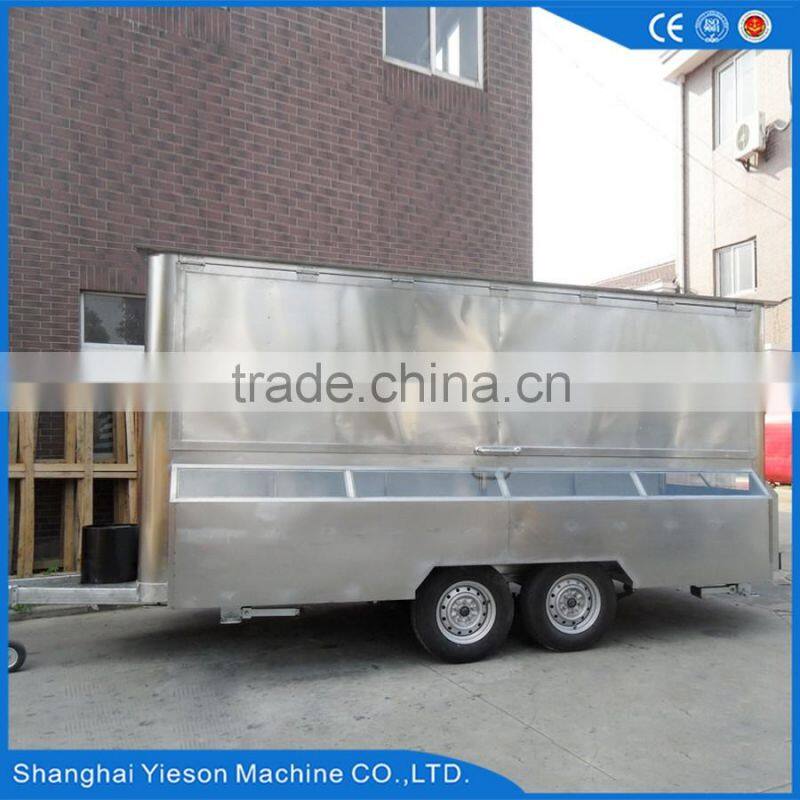 YS-FV450A mobile coffee shop food cart umbrella