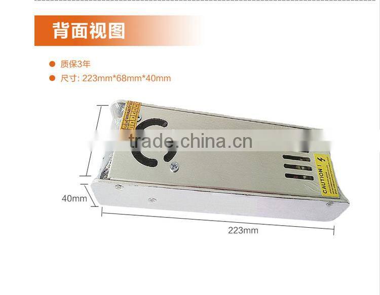 12V DC 30A switching power supplies 360w slim case led driver