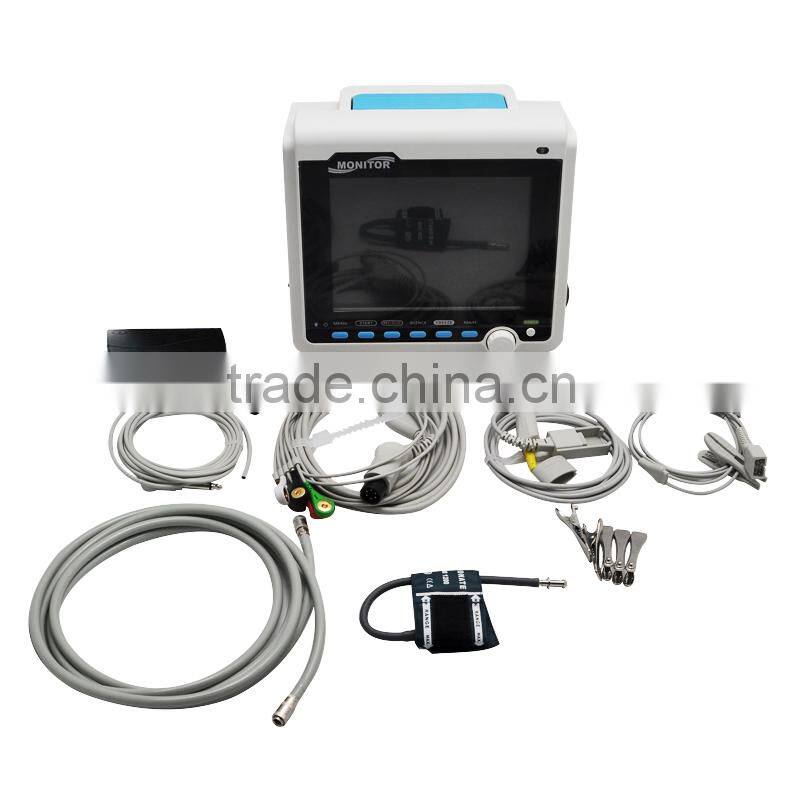 Hot-selling 8.4" TFT portable veterinary patient monitor with CE