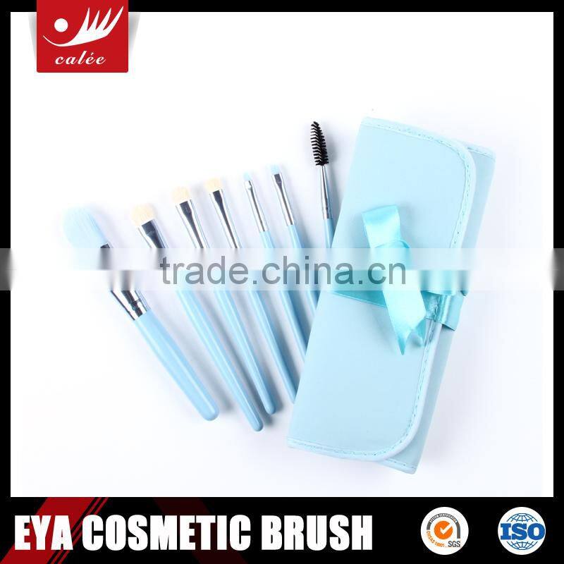 7pcs New fashion lovely blue mcosmetic kits for girls