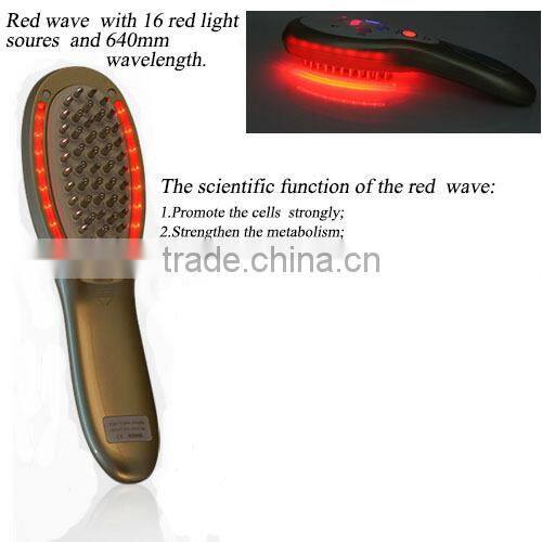 home use 3 in 1 massage electric hair growth comb beard brush wholesale