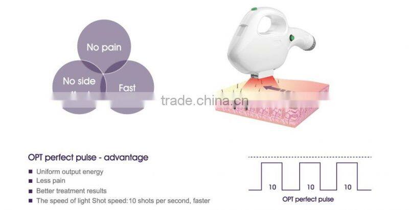 Multifuncational ipl rf two hairy removal with great price