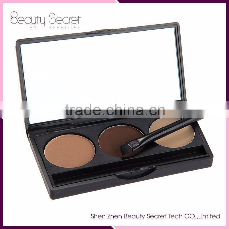 3 color Eye Brow Palette Professional Make up Eyebrow kit