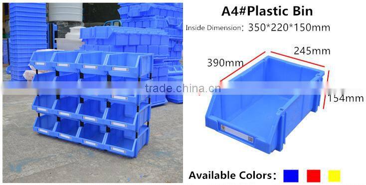 Stacking Plastic Container Warehouse Shelving Bin