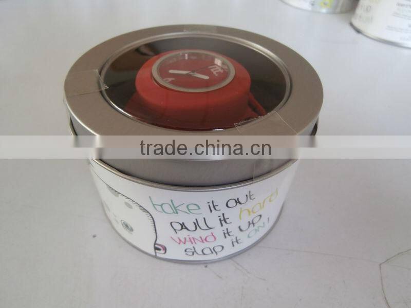 9*6cm Tin Watch Case