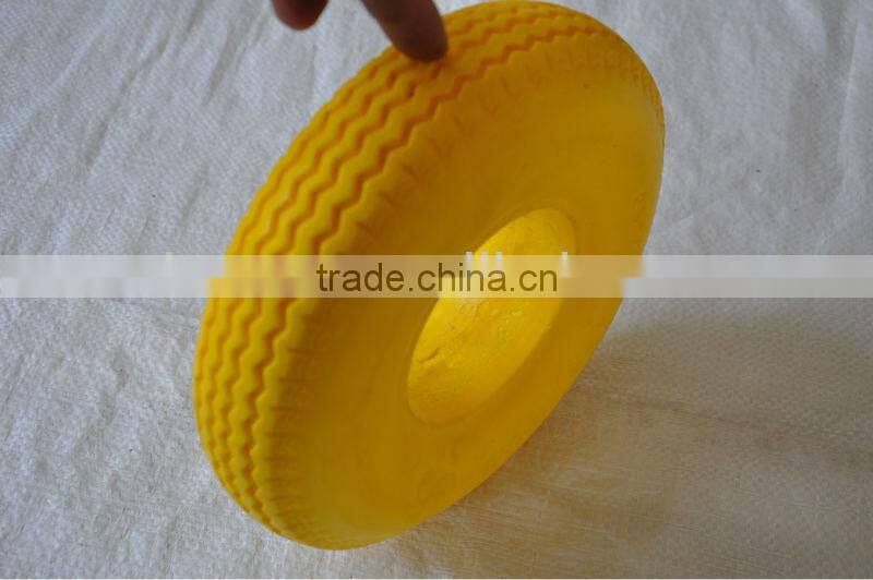heavy duty pu foam filled wheel/tire wheelchair tire 2.80/2.50-4