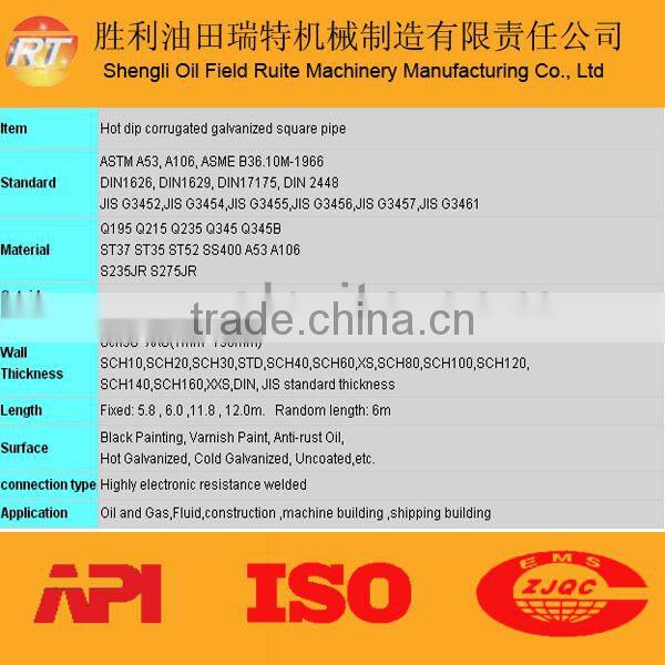 2014 API 5CT Seamless Oil Pipes / oil well casing Pipe