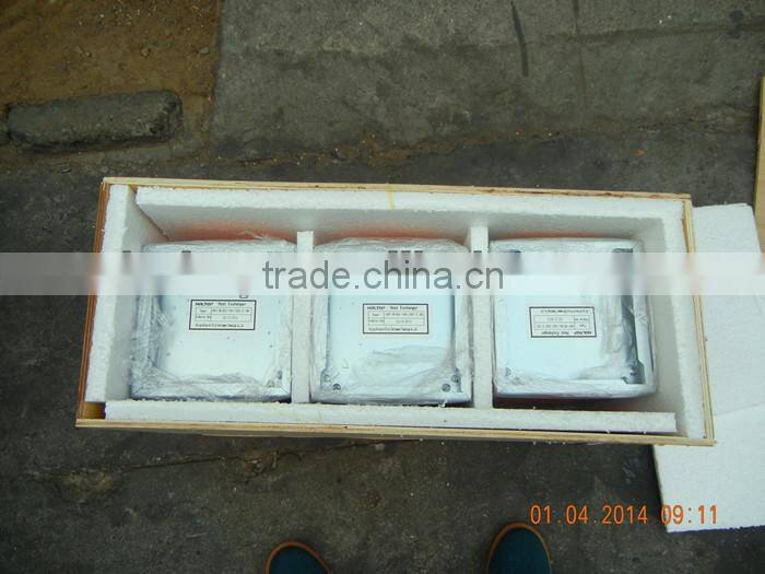 HVAC system type aluminum air to air plate heat exchanger recuperator