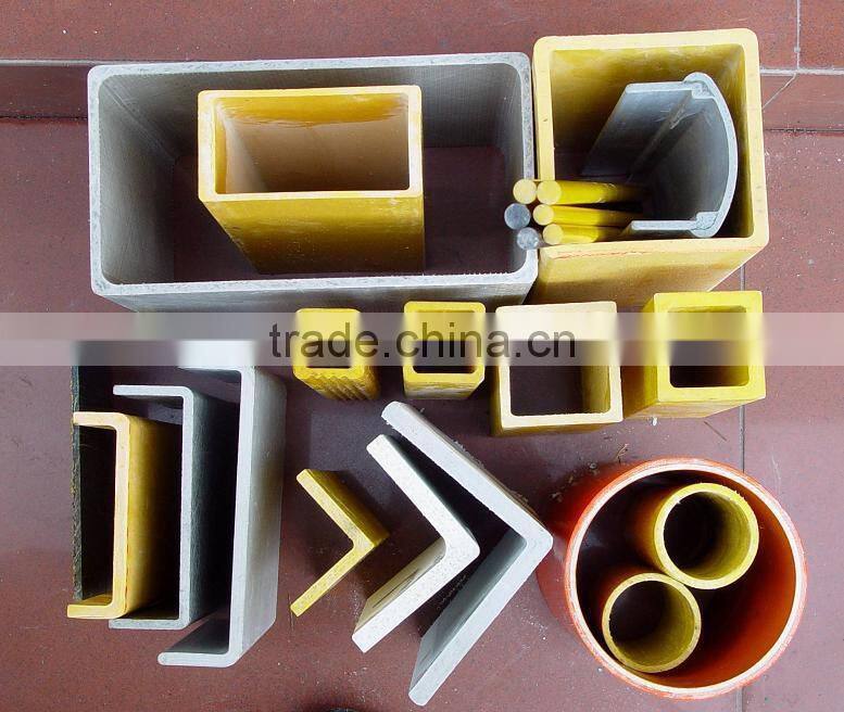 frp extrusion profile frp rectangular tube profile ,plastic extrusion profile ,frp window profiles