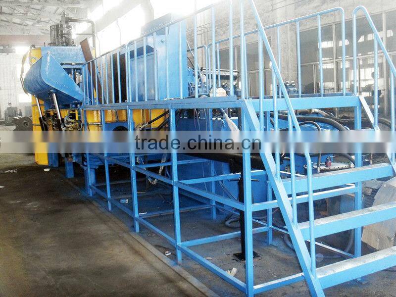 automatic aluminum metal baler and shear