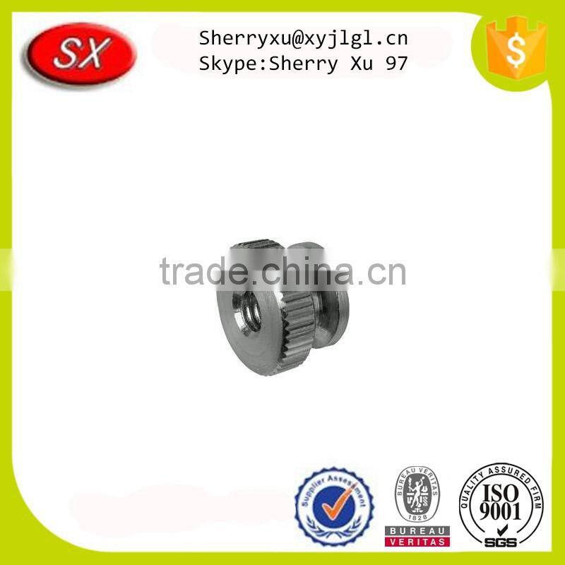 ISO passed Custom made high precision stainless steel knurled nut
