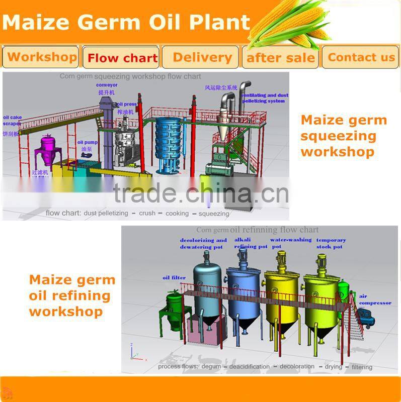 high oil yeild rate maize oil making machine corn oil production line