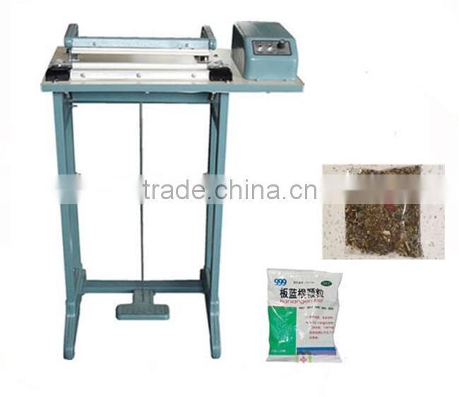 Heat cutting capper and sealing machine for plastic bags