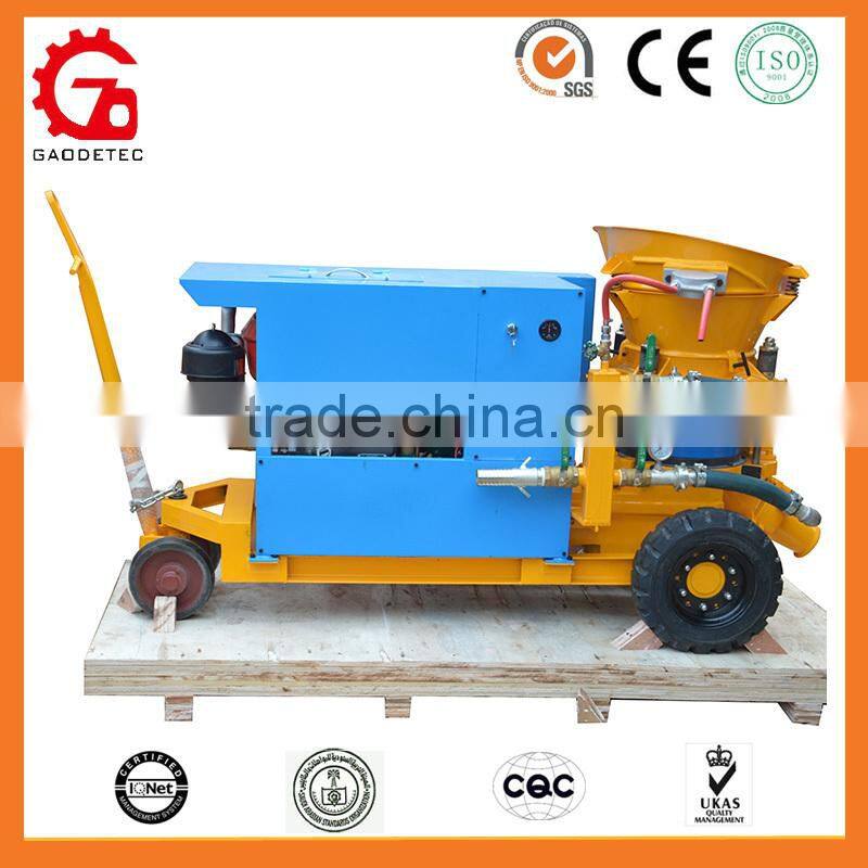Small Sized Air Motor Drive Dry Mix Shotcrete Sprayer