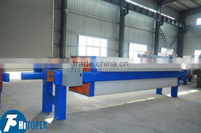 Mechanical compress filter press treatment waste oil and waste water