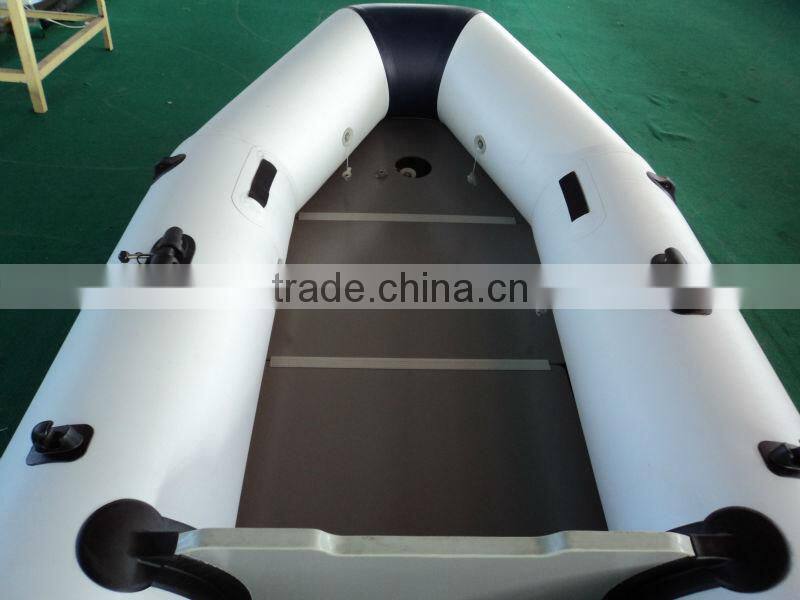 PVC material aluminium floor high-speed inflatable boat