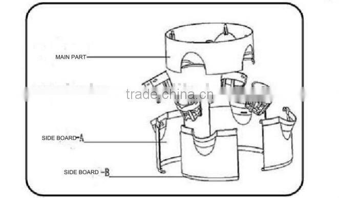Vertical Column hydroponic Aeroponic planting system AEROPONIC TOWER