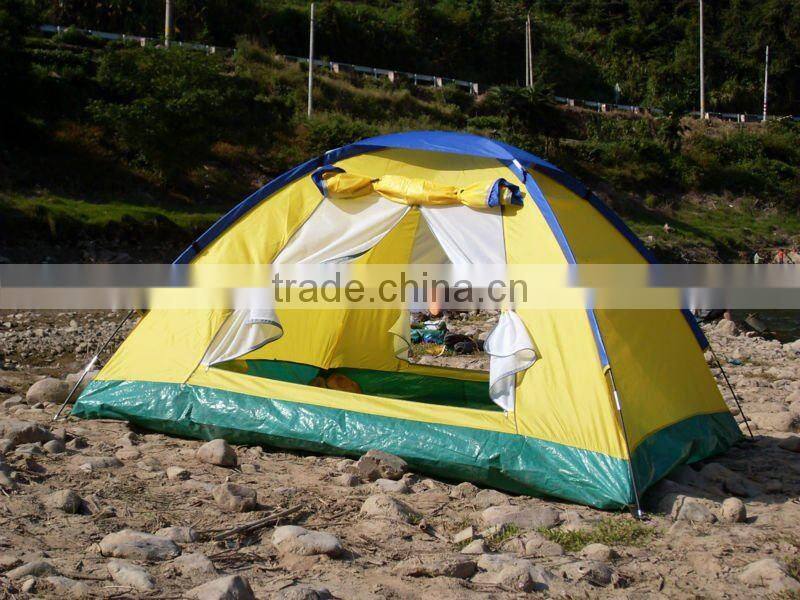 3-4 person waterproof camping tent folding tent
