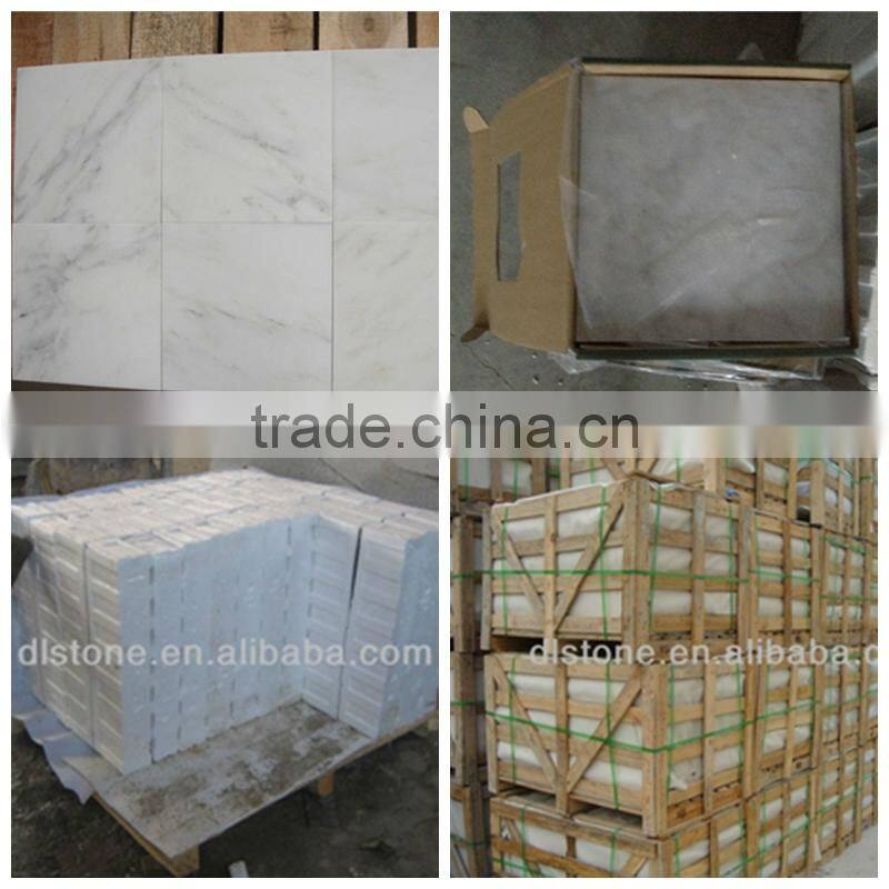 East white marble with factory price, white marble floor tiles