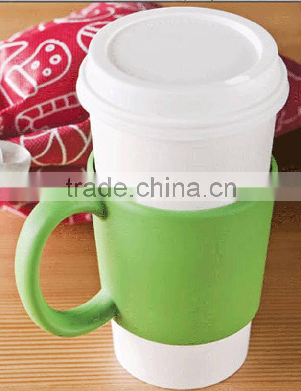 reusable silicone coffee cup