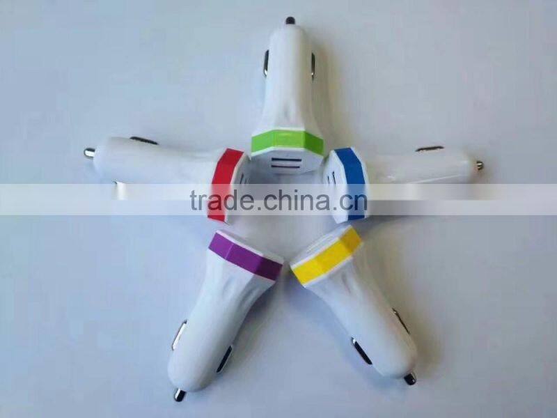 Car Charger,For Apple Iphone/Iphone 6/Ipad/Samsung Charger,Multi Cellphone Chargers