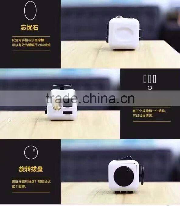 Cheaper Decompression Cube Smooth Button Desk Toy Kids $ adult for Killing Time Relieves Stress Fidget Cube