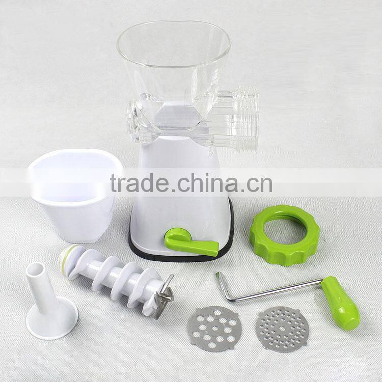 household kitchen plastic Seasoning shredder manual meat grinder