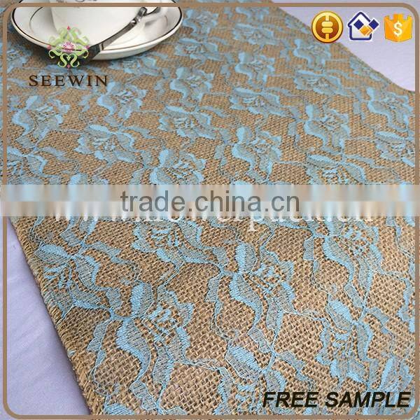 Class Reunion placemat jute table runner factory