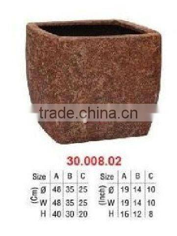 Vietnam Fiberglass light flower pots and planters