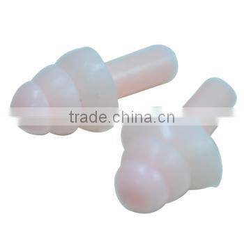 Tree shape earplugs with cord High quality Silicone Earplug