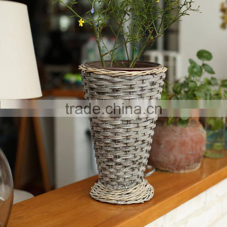 hotsell willow flower basket /flower vase